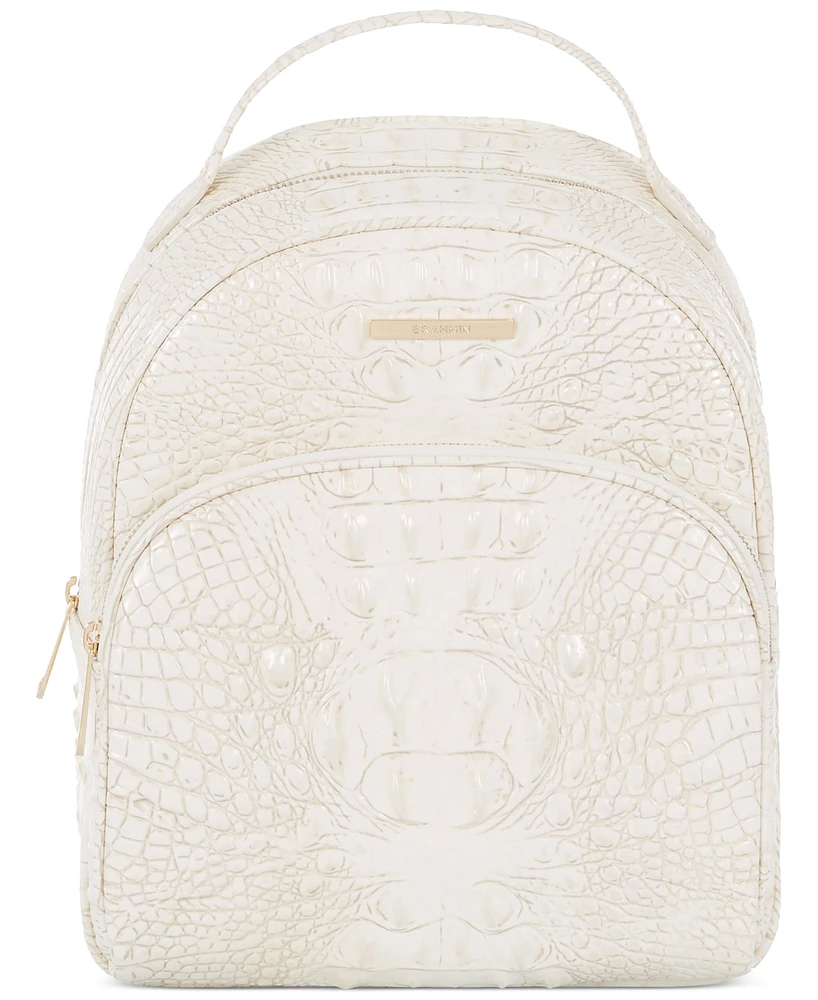 Brahmin Chelcy Melbourne Embossed Leather Backpack