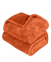 Superior Diamond Flannel Fleece Plush Ultra-Soft Blanket