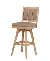 Logans Edge High Back Bar Stool