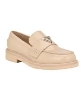 Guess Women's Shatha Logo Hardware Slip-on Almond Toe Loafers
