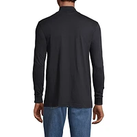 Lands' End Men's Super-t Mock Turtleneck