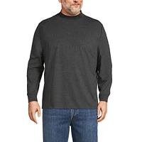 Lands' End Men's Big & Tall Super-t Mock Turtleneck