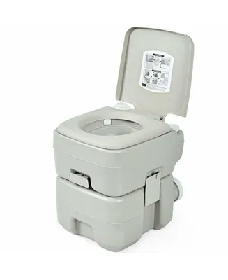 5.3 Gallon 20 L Portable Travel Toilet for Camping Rv Indoor Outdoor