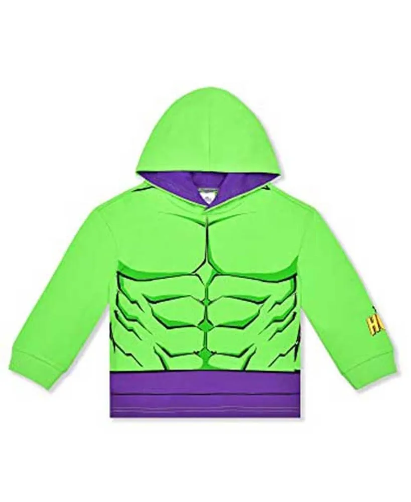 Toddler Boys and Girls Green Hulk Pullover Hoodie