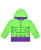 Toddler Boys and Girls Green Hulk Pullover Hoodie