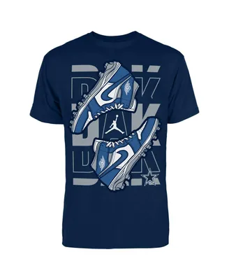 Men's Jordan Dak Prescott Navy Dallas Cowboys Repeat Sneaker Graphic T-shirt