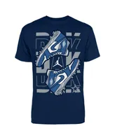 Men's Jordan Dak Prescott Navy Dallas Cowboys Repeat Sneaker Graphic T-shirt