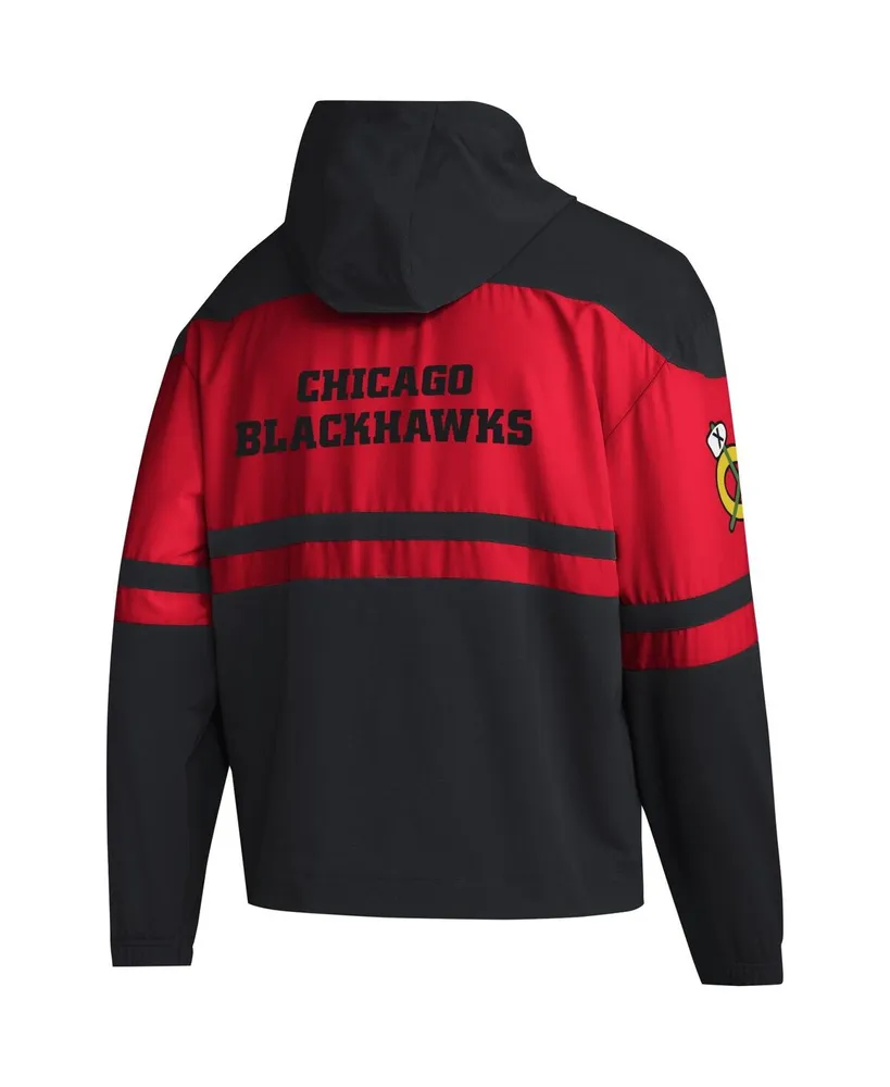 Men's adidas Black Chicago Blackhawks Full-Zip Hoodie