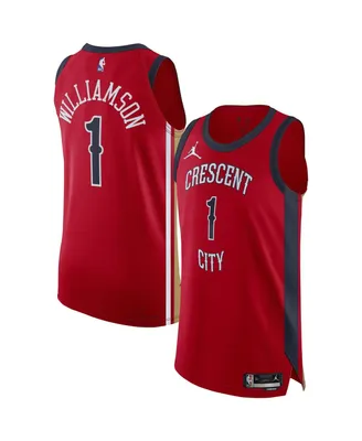 Men's Jordan Zion Williamson Red New Orleans Pelicans Authentic Jersey - Association Edition