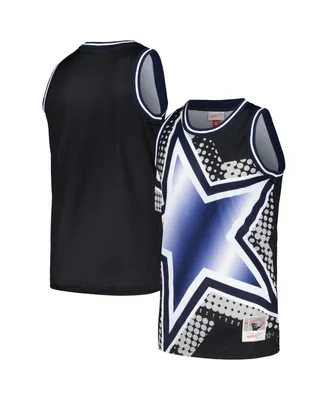 Men's Mitchell & Ness Black Dallas Cowboys Big Face 7.0 Fashion Tank Top