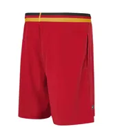 Men's Red Kansas City Chiefs Cool Down Tri-Color Elastic Training Shorts