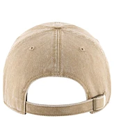 Men's '47 Brand Khaki Tampa Bay Lightning Earldor Clean Up Adjustable Hat