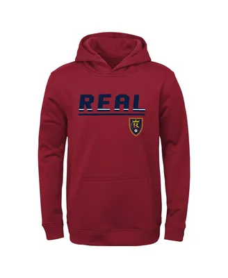 Big Boys Red Real Salt Lake Headliner Pullover Hoodie