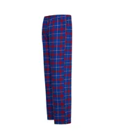 Women's Concepts Sport Royal, Red Kansas Jayhawks Arctic T-shirt and Flannel Pants Sleep Set