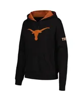 Women's Colosseum Longhorns Big Logo Team Pullover Hoodie