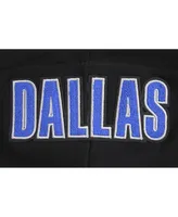 Women's Pro Standard Black Dallas Mavericks 2023/24 City Edition Cropped Pullover Hoodie