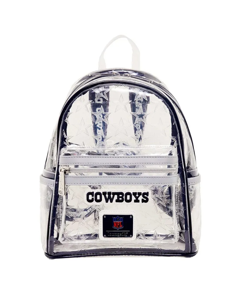 Men's and Women's Loungefly Dallas Cowboys Clear Mini Backpack