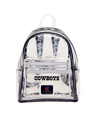 Men's and Women's Loungefly Dallas Cowboys Clear Mini Backpack
