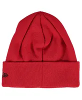 Men's and Women's New Era Red Manchester United Basic Cuffed Knit Hat