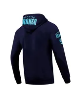 Men's Pro Standard Navy Seattle Kraken Classic Chenille Full-Zip Hoodie Jacket