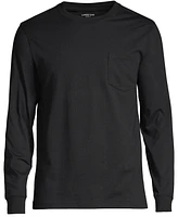 Lands' End Big & Tall Super-t Long Sleeve T-Shirt with Pocket