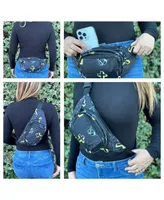 World Traveler Praying Hands 14-Inch Fanny Pack Adjustable Crossbody Waist Pack