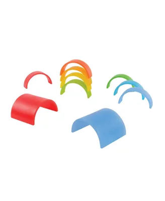 Kaplan Early Learning Discovery Rainbow Arches and Tunnels - 10 Pieces