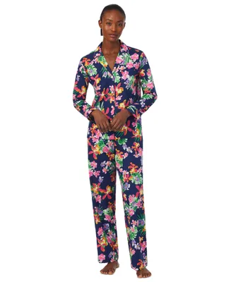 Lauren Ralph Women's 2-Pc. Printed Pajamas Set