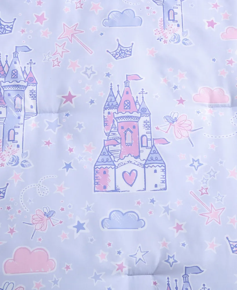 Laura Ashley Kids Star Castle Microfiber Piece Comforter Set