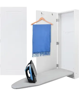 Ivation Ironing Board (Left Side Door), Wall Mount Iron Board Holder