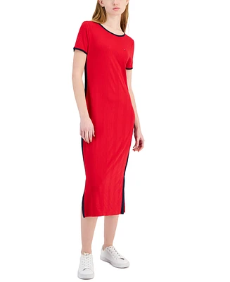 Tommy Hilfiger Women's Ribbed Midi Dress