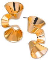 I.n.c. International Concepts Gold-Tone Folded Drop Earrings, Created for Macy's