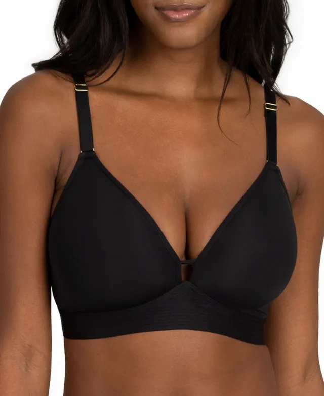 Lane Bryant Cotton Lightly Lined T-Shirt Bra With Lace 40C Black
