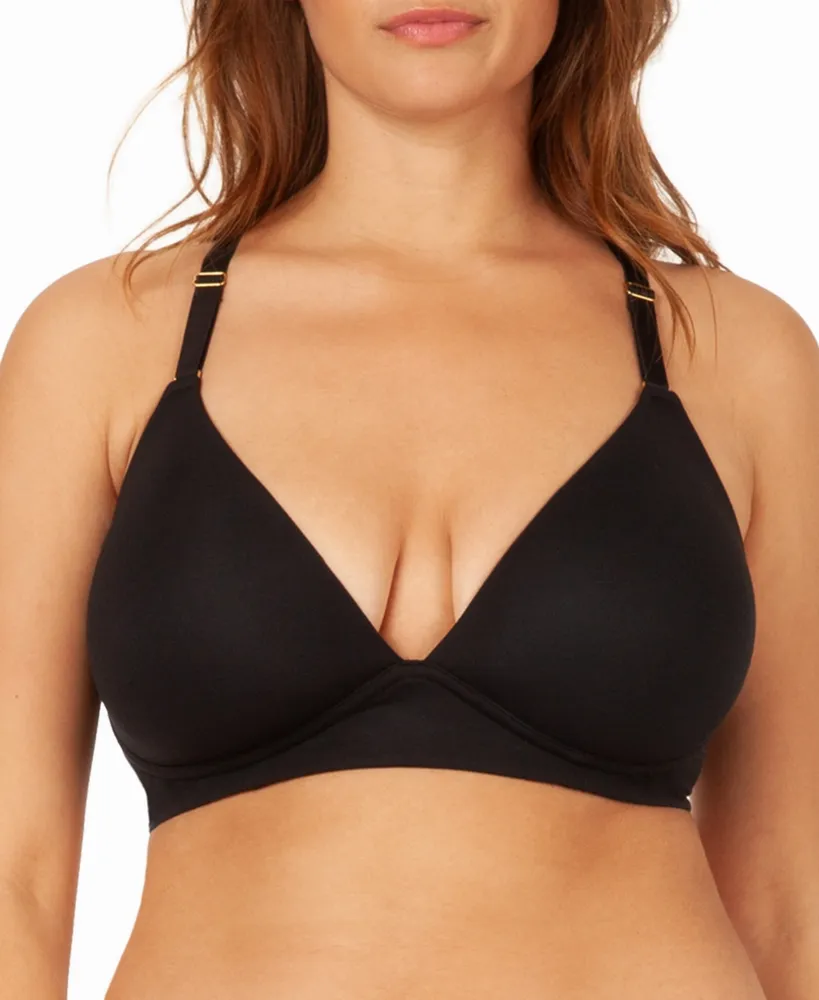 All.You. LIVELY Women's No Wire Strapless Bra - Jet Black 38D