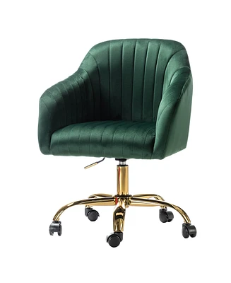 Velvet Home Office Desk Chair Height Adjustable