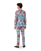 OppoSuits Big Boys SpongeBob Frenzy Slim Fit Suit Set