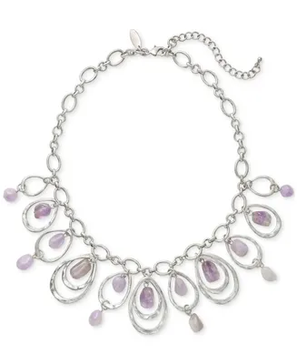 Style & Co Orbital Bead Statement Necklace, 18-1/4" + 3" extender, Created for Macy's