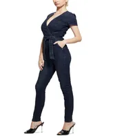 Guess Women's Leslie Denim Jumpsuit