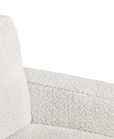 Aurelia 39" Boucle Fabric Accent Arm Chair - Off