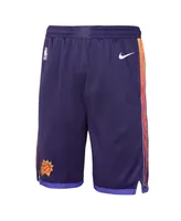 Big Boys Nike Purple Phoenix Suns 2023/24 City Edition Swingman Performance Shorts