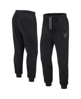 Men's and Women's Fanatics Signature Black Milwaukee Bucks Super Soft Fleece Jogger Pants