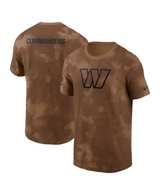 Men's Nike Brown Washington Commanders 2023 Salute To Service Sideline T-shirt
