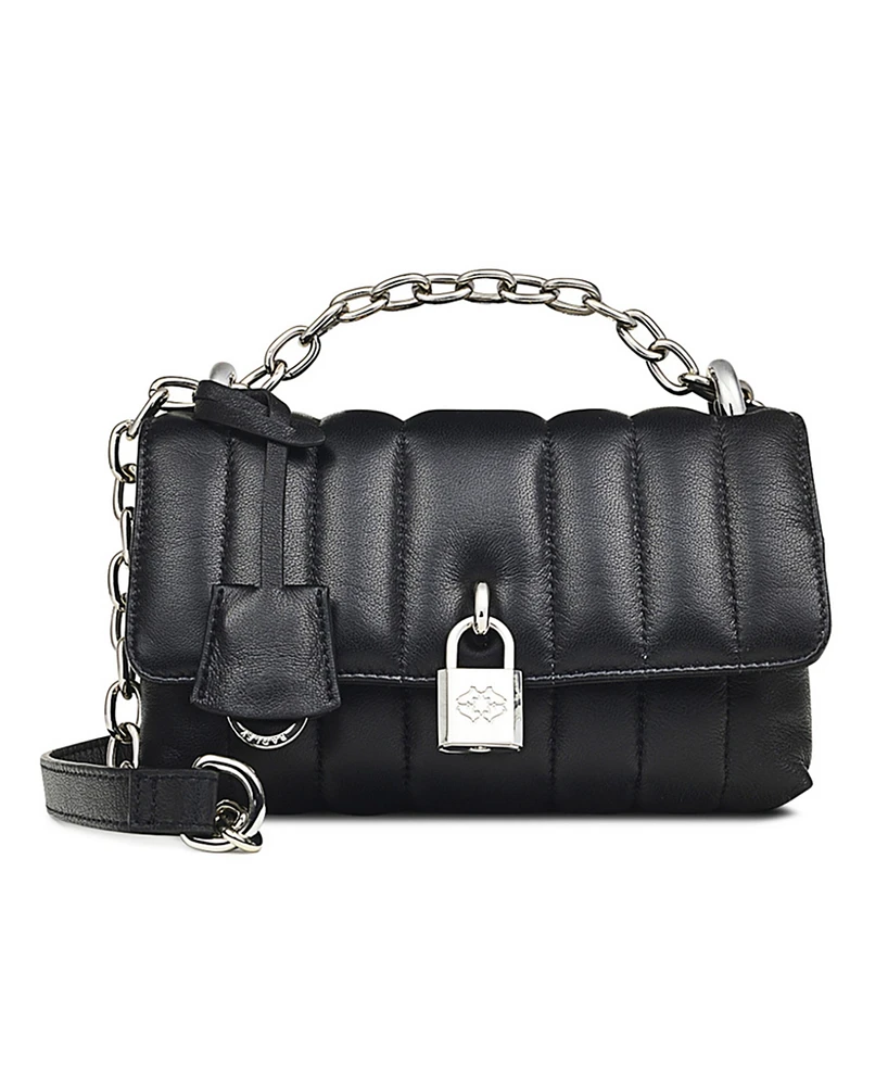 Radley London Mill Bay Padlock Quilt Mini Leather Flapover Crossbody