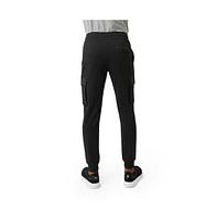 Dkny Men's Brushed Back Tech Fleece Stealth Joggers