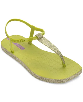 Ipanema x Shakira Class Edge Glow Slip-On Embellished T-Strap Thong Sandals