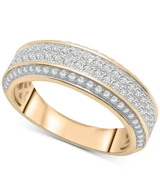 Men's Diamond Pave Band (1 ct. t.w.) in 10k Gold