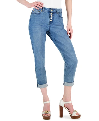 Michael Kors Women's Selma High-Rise Cropped Skinny Jeans