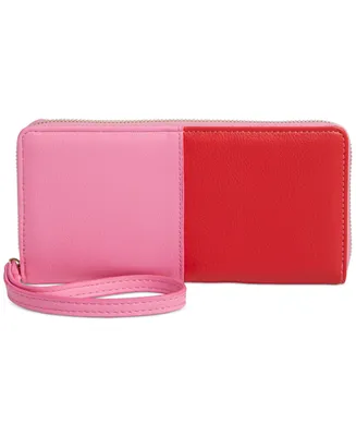 On 34th Angii Colorblocked Zip-Around Wallet, Created for Macy's