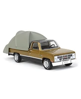 1/64 Gmc Sierra Classic Modern Truck Bed Tent Great Outdoors Series Green light