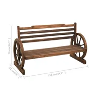 Patio Bench 44" Solid Fir wood